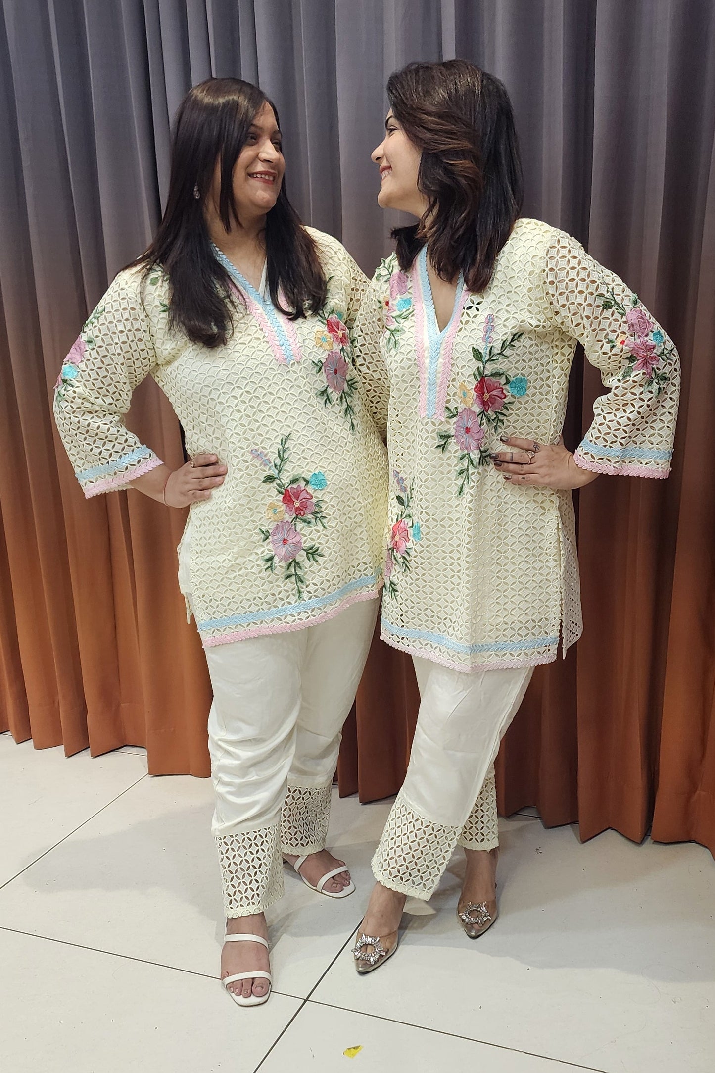 VANILLA-WHITE HAKUBA (CO-ORD SET) (15299)