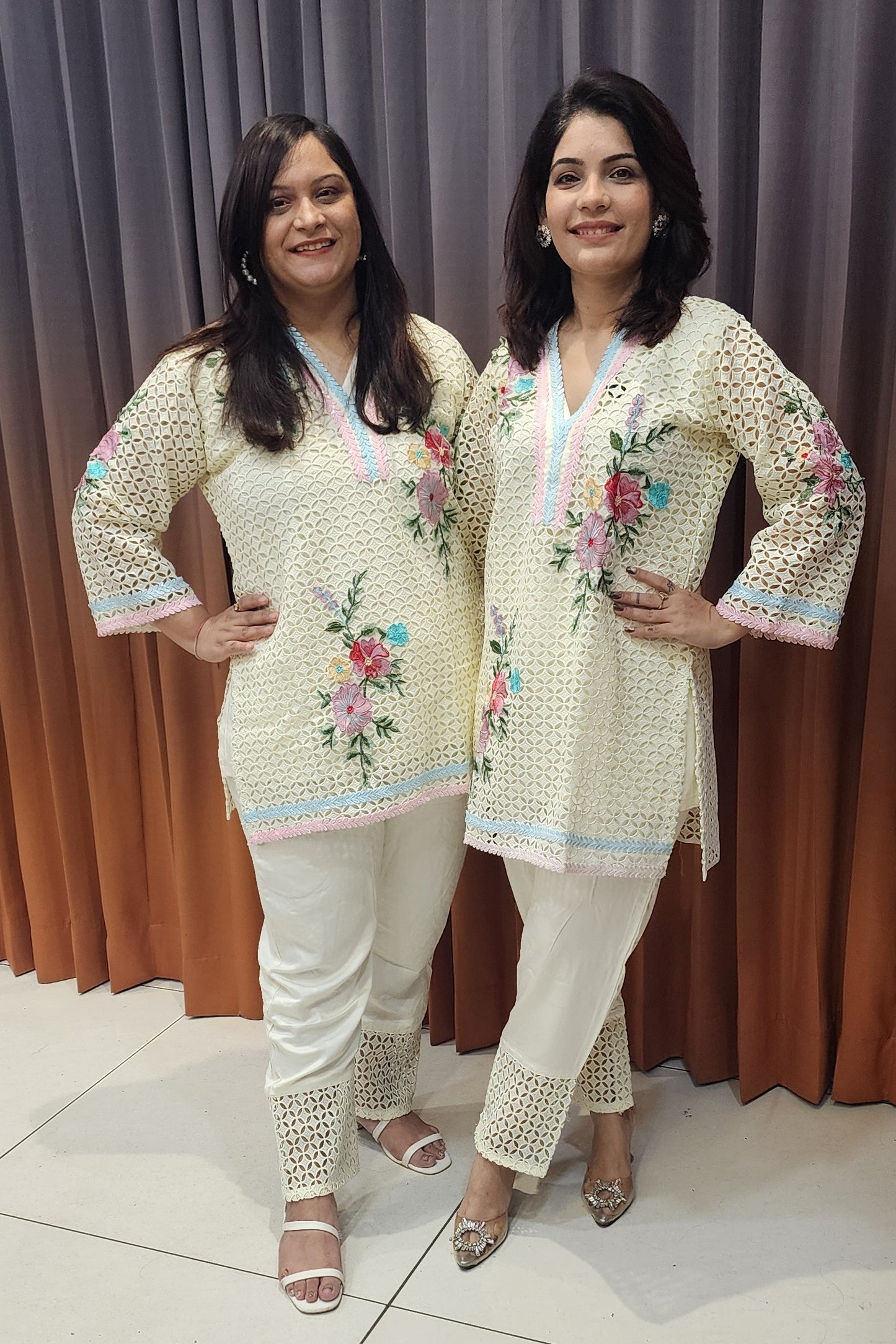 VANILLA-WHITE HAKUBA (CO-ORD SET) (15299)