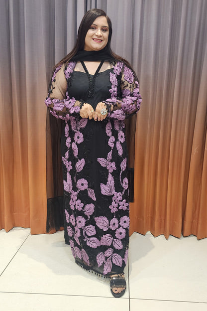 APPLIQUE FUSION DRESS (15482)