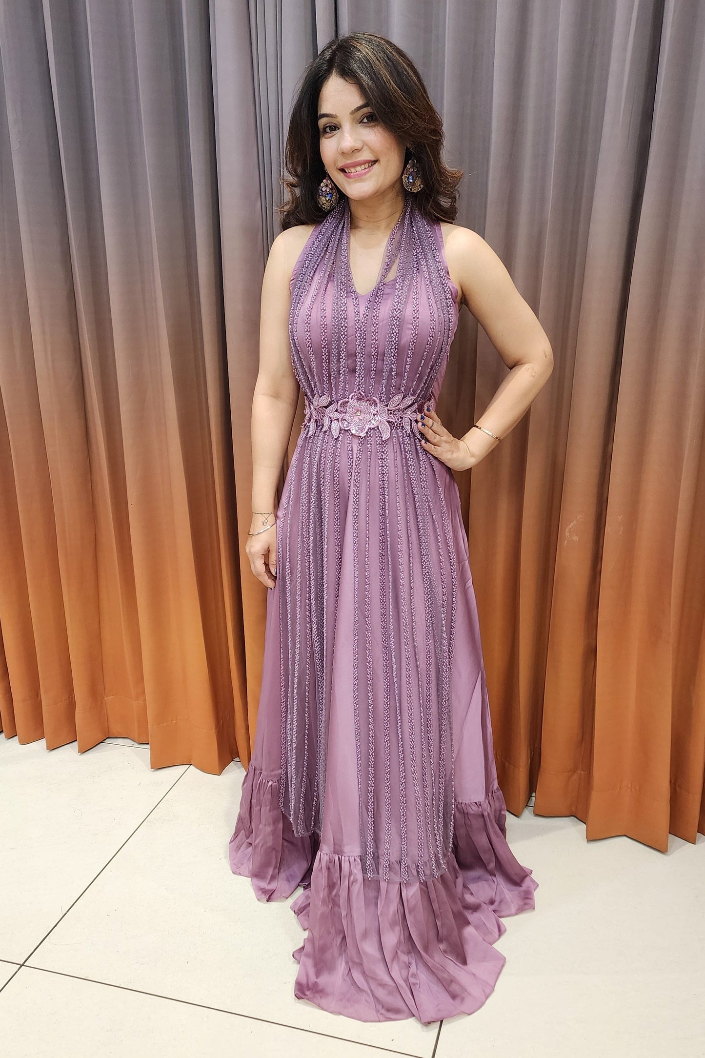 Amethyst Grace Gown