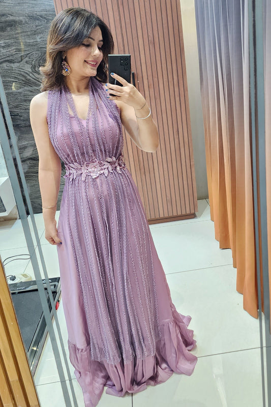 Amethyst Grace Gown