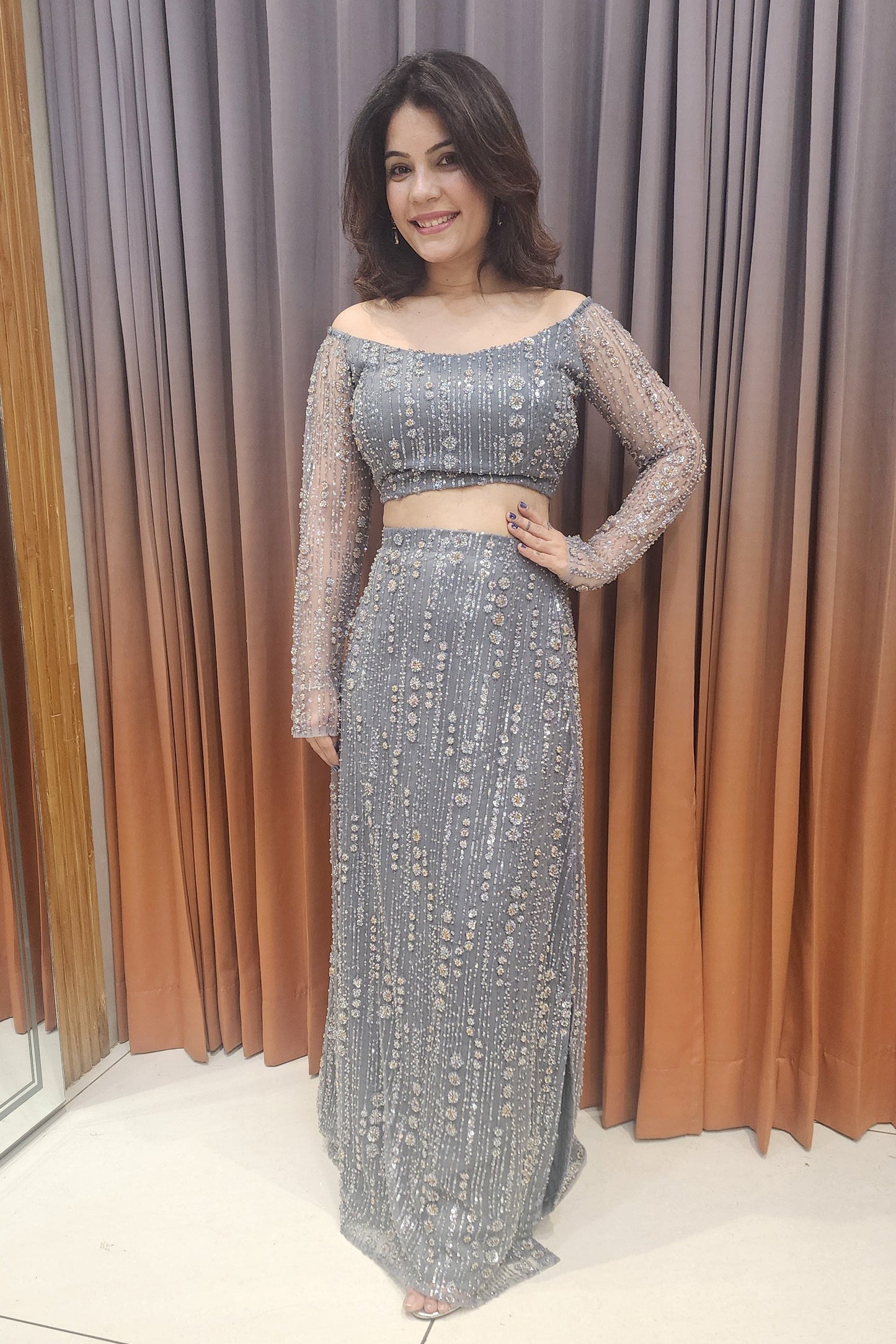 SILVER PEARL SET