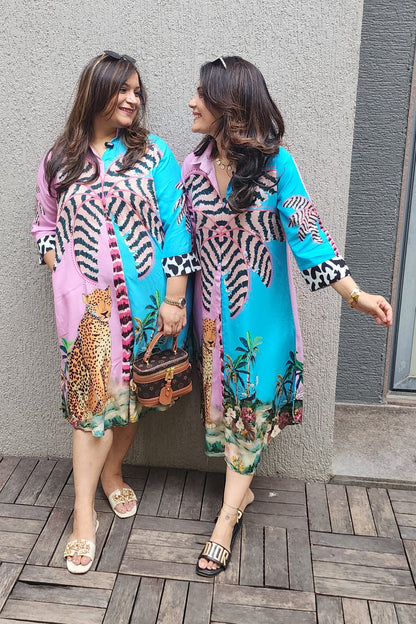 Bold Safari Chic Dress